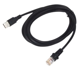 Bild på DATALOGIC CABLE USB TYPE A POT COIL 2.4M 90A052187