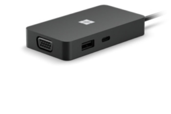 Bild på MICROSOFT SURFACE USB-C TRAVEL HUB BLACK 1E4-00004