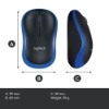 Bild på LOGITECH M185 WIRELESS MOUSE - BLUE EER2 910-002239
