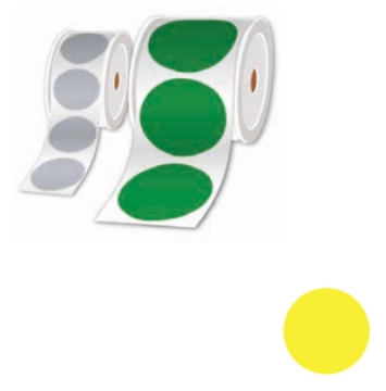 Bild på BROTHER ROLLS OF PRE-CUT LABELS YELLOW LTZ16050FPEL