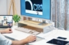 Bild på J5CREATE WOOD MONITOR STAND WITH DOCKING JCT425-N