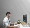 Bild på J5CREATE WOOD MONITOR STAND WITH DOCKING JCT425-N