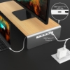 Bild på J5CREATE WOOD MONITOR STAND WITH DOCKING JCT425-N