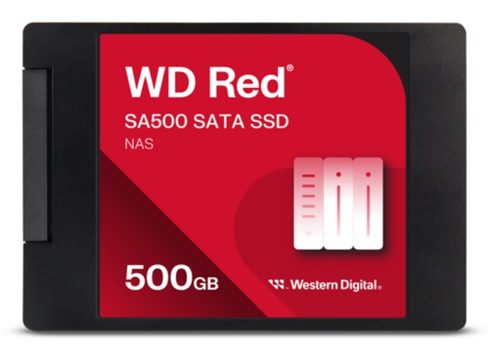 Bild på SANDISK RED SSD 500GB 2.5IN 7MM 3D NAND WDS500G1R0A-68A4W0