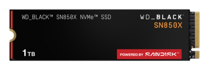 Bild på SANDISK WD BLACK SN850X 1TB SSD WDS100T2X0E-00BCA0