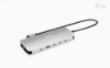 Bild på I-TEC I-TEC USB-C NANO 3X LCD DOCK C31NANOTRIPLED140
