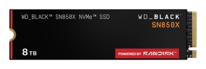 Bild på SANDISK WD BLACK SN850X 8TB SSD WDS800T2X0E-00CDD0