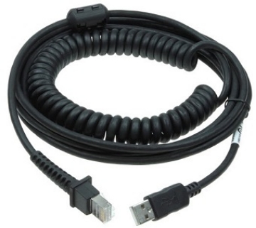 Bild på DATALOGIC CABL USB TYPE A TPUW COILED PWR 90A052289
