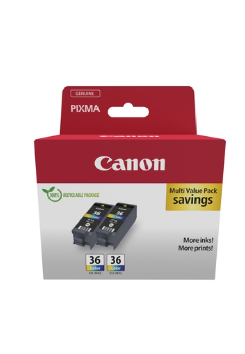 Bild på CANON CLI-36 CL TWIN 1511B025