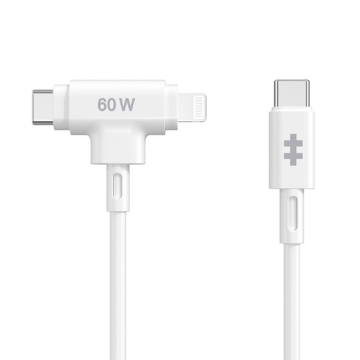 Bild på HYPER HYPER JUICE 60W HYBRID CABLE WH HJ4010WHGL