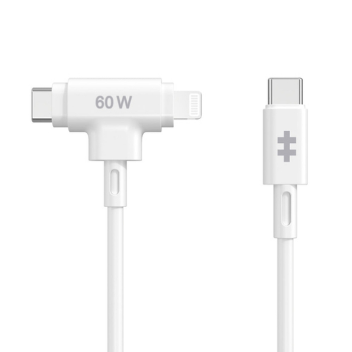 Bild på HYPER HYPER JUICE 60W HYBRID CABLE WH HJ4010WHGL