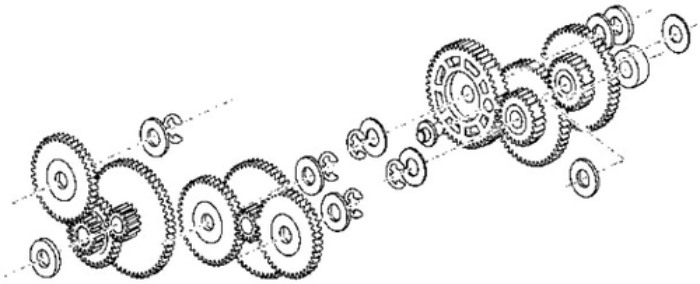 Bild på ZEBRA KIT DRIVE GEARS TTP21X0 P1029257-010