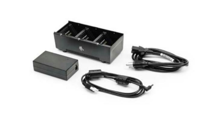 Bild på ZEBRA 3-SLOT BATT CHARGER Psu+Uk CORD SAC-MPP-3BCHGUK1-01