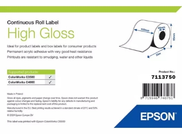 Bild på EPSON HIGH GLOSS LABEL CONTINUOUS 7113750