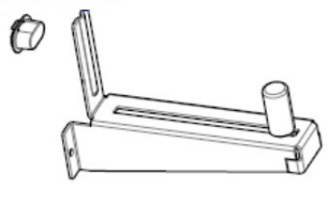 Bild på ZEBRA 1-INCH CORE MEDIA HANGER ZT410 P1058930-086