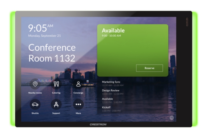 Bild på CRESTRON 7 IN. ROOM SCHEDULING TOUCH TSS-770-T-B-S-LB KIT
