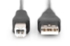 Bild på DIGITUS DIGITUS USB CABLE TYPE A - B AK-300102-018-S