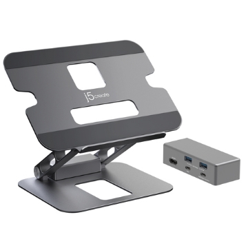 Bild på J5CREATE MULTI-ANGLE 4K DOCKING STAND JTS327-N