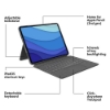 Bild på LOGITECH COMBO TOUCH F. IPADPRO 12.9INCH 920-010257