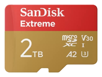 Bild på SANDISK EXTREME MICROSDXC UHS-I CARD SDSQXAV-2T00-GN6MA