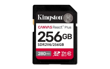 Bild på KINGSTON 256GB SDXC CANVAS REACT PLUS U3 SDR2V6/256GB