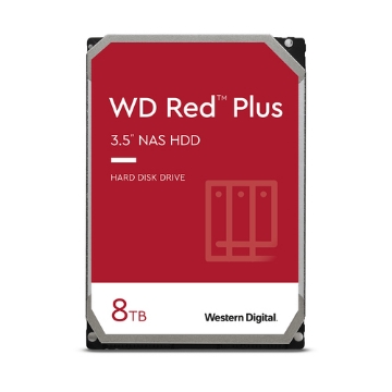 Bild på WESTERN DIGITAL 8TB RED PLUS 256MB CMR 3.5IN WD80EFPX