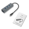 Bild på I-TEC I-TEC USB-C METAL 4-PORT HUB C31HUBMETAL403