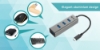 Bild på I-TEC I-TEC USB-C METAL 4-PORT HUB C31HUBMETAL403