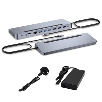 Bild på I-TEC I-TEC USB-C ERGO DOCK + CHARGER C31FLAT2PDPRO100W
