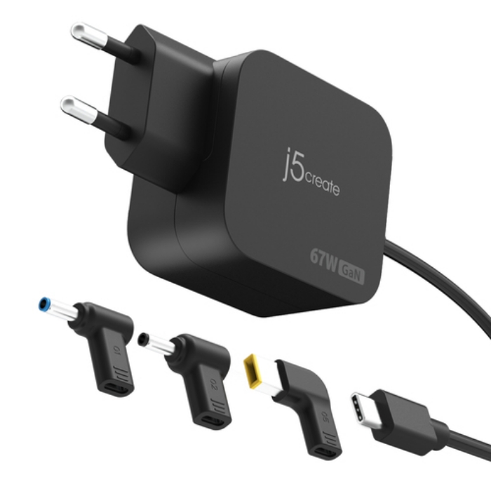 Bild på J5CREATE 67W GAN PD USB-C MINI CHARGER JUP1565DCE3A-EN