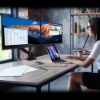 Bild på J5CREATE ERGONOMIC DUAL MONITOR MOUNT JTSA102-N