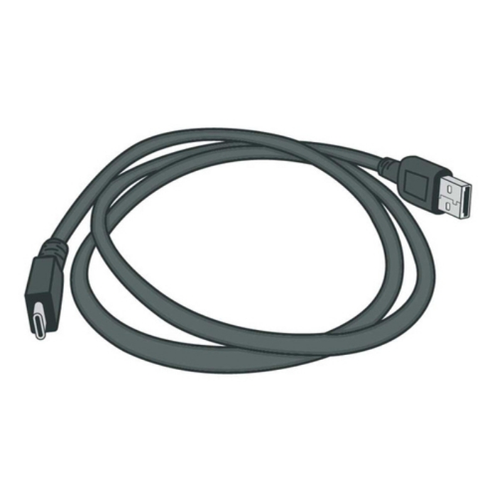 Bild på ZEBRA USB CABLE ASSY 90 ANGLED 01542-002