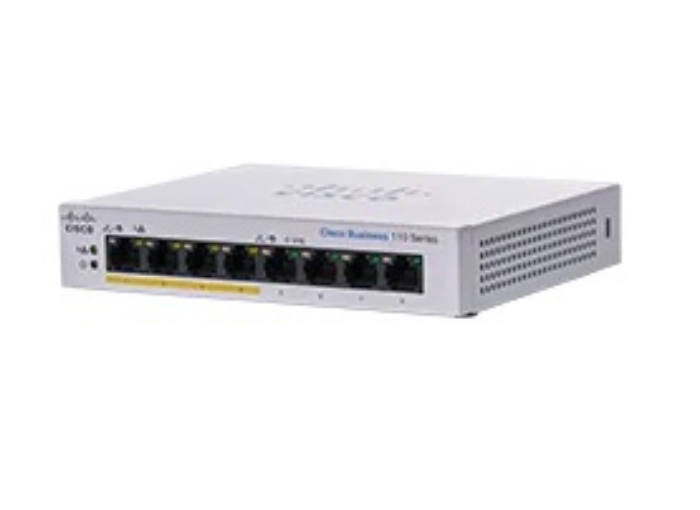 Bild på CISCO CBS110 UNMANAGED 8-PORT GE CBS110-8PP-D-EU