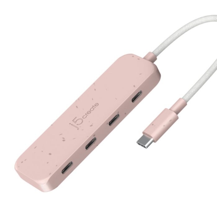 Bild på J5CREATE ECO-FRIENDLY USB-C TO 4-PORT JCH345ER-N