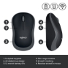 Bild på LOGITECH M185 WIRELESS MOUSE - GREY EER2 910-002238