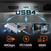 Bild på J5CREATE 4K60 ELITE PRO USB4 HUB WITH JCD395-N
