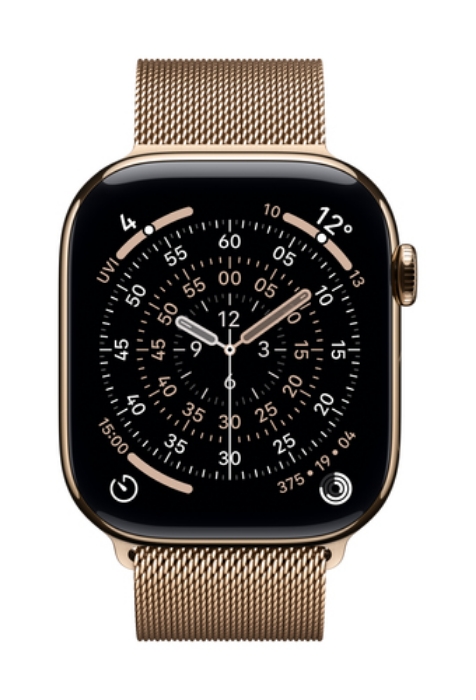 Bild på APPLE 46MM GOLD MILANESELOOP - M/L MGJ54ZM/A