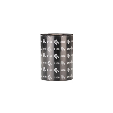 Bild på ZEBRA WAX RIBBON 110MMX600M 2100 HIGH 02100BK11060