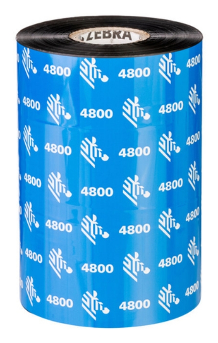 Bild på ZEBRA RIBBON 4800 RESIN 174WX450LMM 04800BK17445
