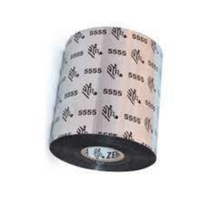 Bild på ZEBRA RIBBON 5555 WAX/RESIN 110MM 05555BK110D