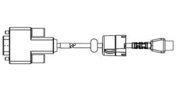Bild på ZEBRA QLN-ZQ6 SERIAL CABLE PC-DB9 P1031365-053