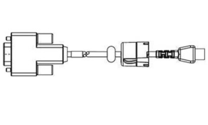 Bild på ZEBRA QLN-ZQ6 SERIAL CABLE PC-DB9 P1031365-053