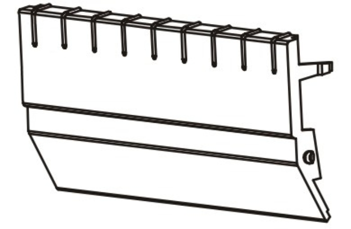 Bild på ZEBRA KIT FRONT BEZEL STD (Dt) 105934-025