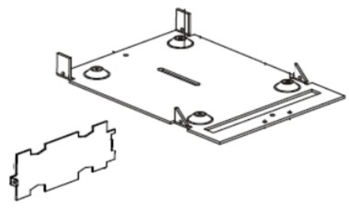 Bild på ZEBRA KIT FRONT BTTM GUIDEPLATETTP2K P1014142