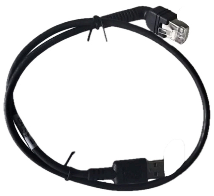 Bild på ZEBRA Ds55: USB Cable: 2 FT. W/ RIGHT CBL-U20255-01