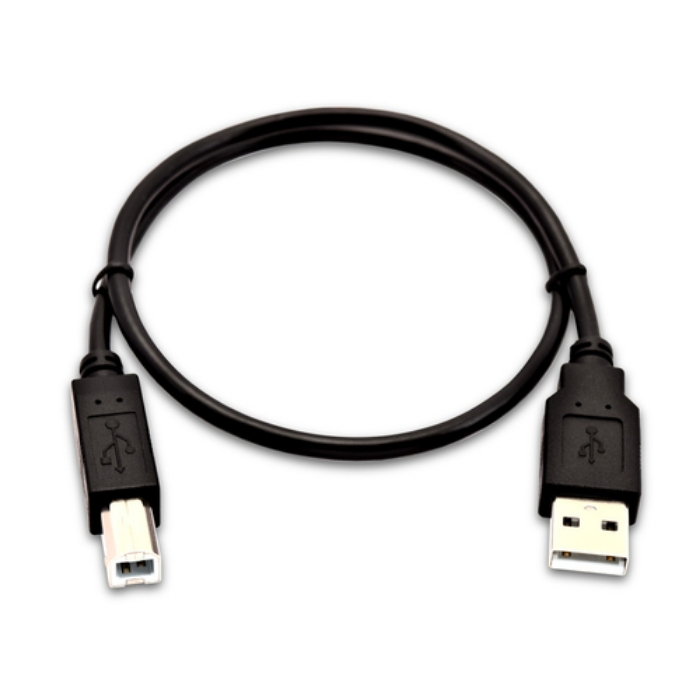 Bild på V7 USB2.0 A TO B 50CM 1.6FT CABLE V7USB2AB-50C-1E