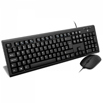 Bild på V7 USB KEYBOARD MOUSE DESKTOP UK CKU200UK