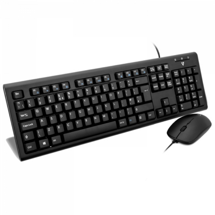 Bild på V7 USB KEYBOARD MOUSE DESKTOP UK CKU200UK
