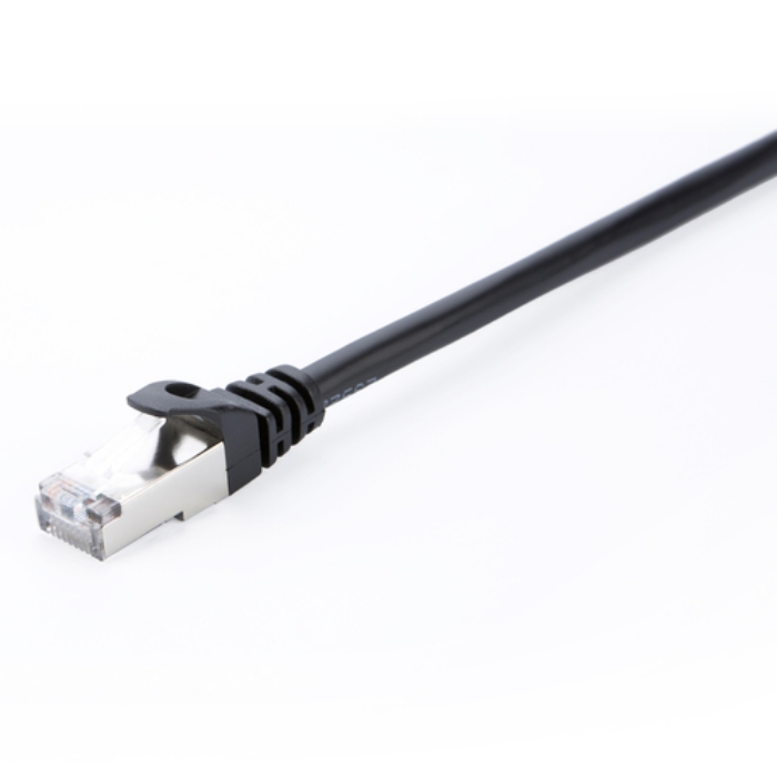 Bild på V7 CAT6 ETHERNET BLACK STP 2M V7CAT6STP-02M-BLK-1E