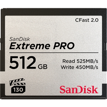 Bild på SANDISK SANDISK EXTREME PRO CFAST 2.0 SDCFSP-512G-G46D